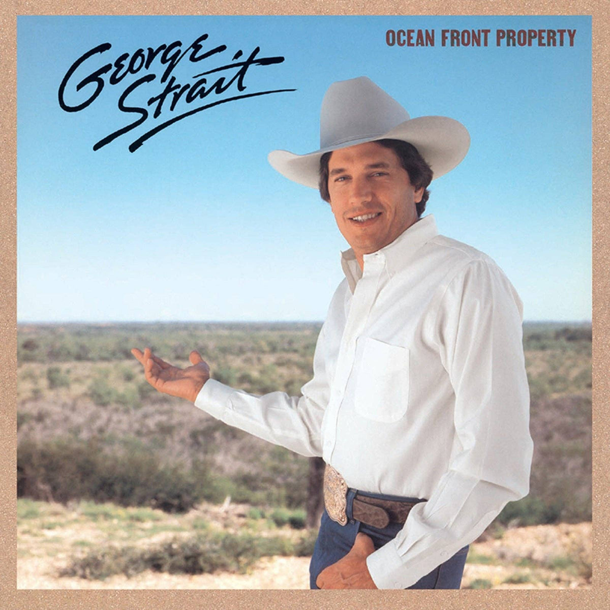 George Strait — Ocean Front Property | 1987 Country Vinyl LP: Default Title