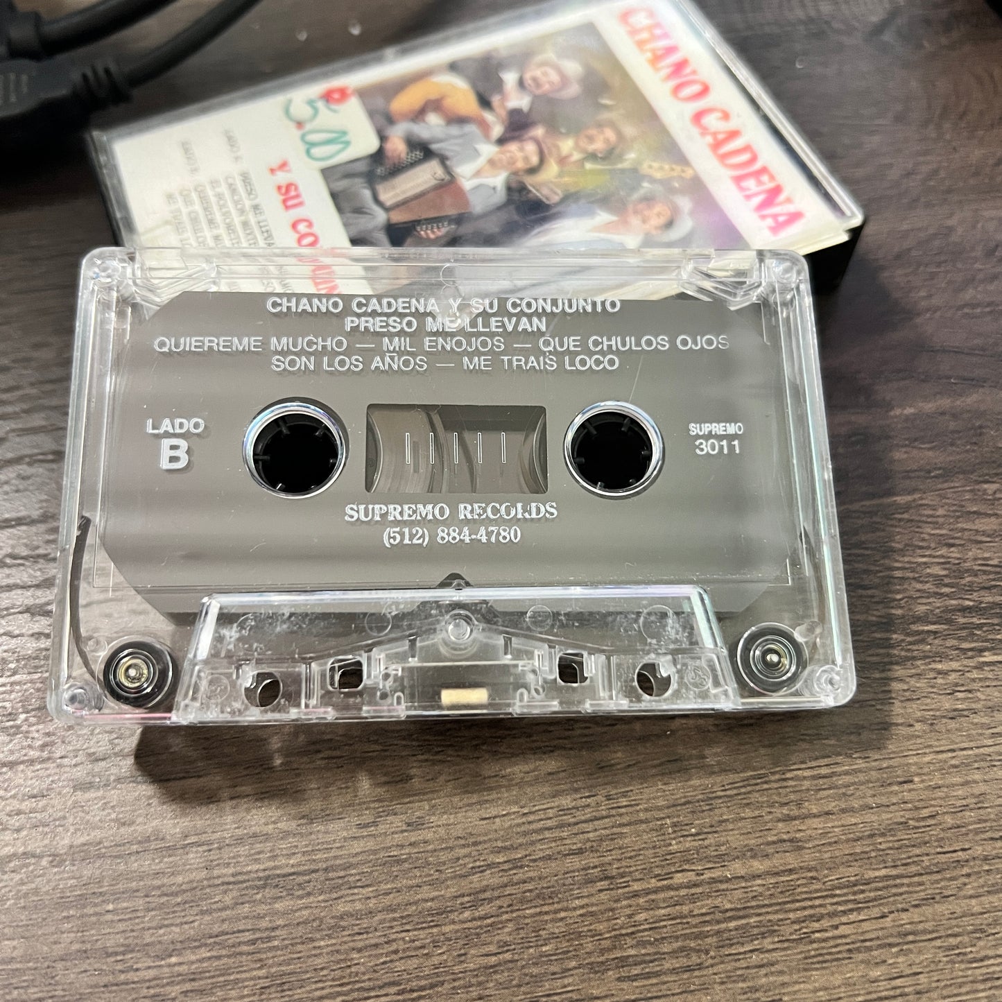 *Open: Chano Cadena y Su Conjunto - Preso Me Llevan (Cassette)