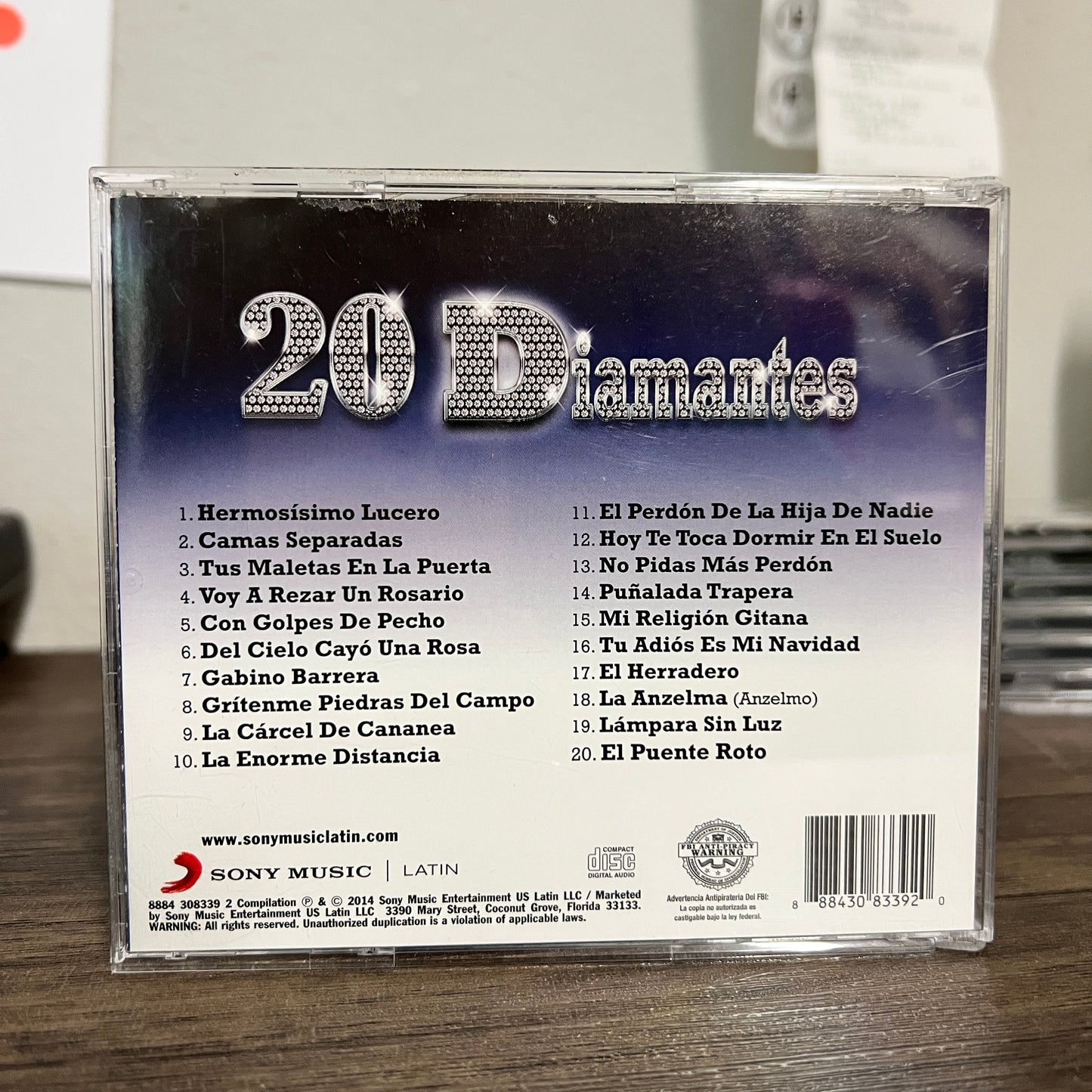 *Open* Yolanda Del Rio - 20 Diamantes (CD)