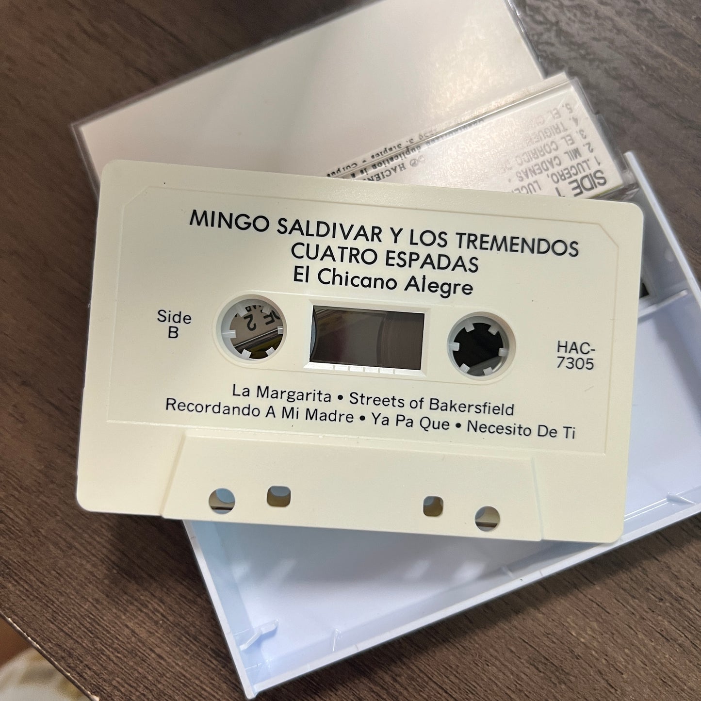 Mingo Saldivar y Los Tremendos Cuatro Espadas - El Chicano Alegre (Cassette)