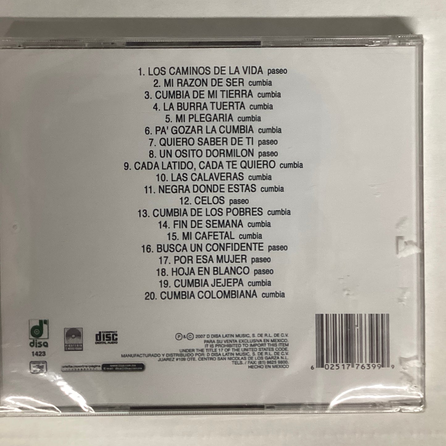 *Sealed*2007:La Tropa Vallenata - 20 Reales Superexitos (CD)