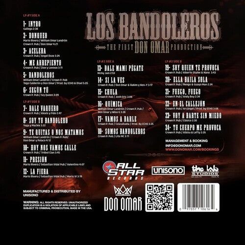 Don Omar - Los Bandeleros (Vinyl)