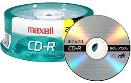 Maxell 648445 CD-R 700 CD-R CD Recordable Discs