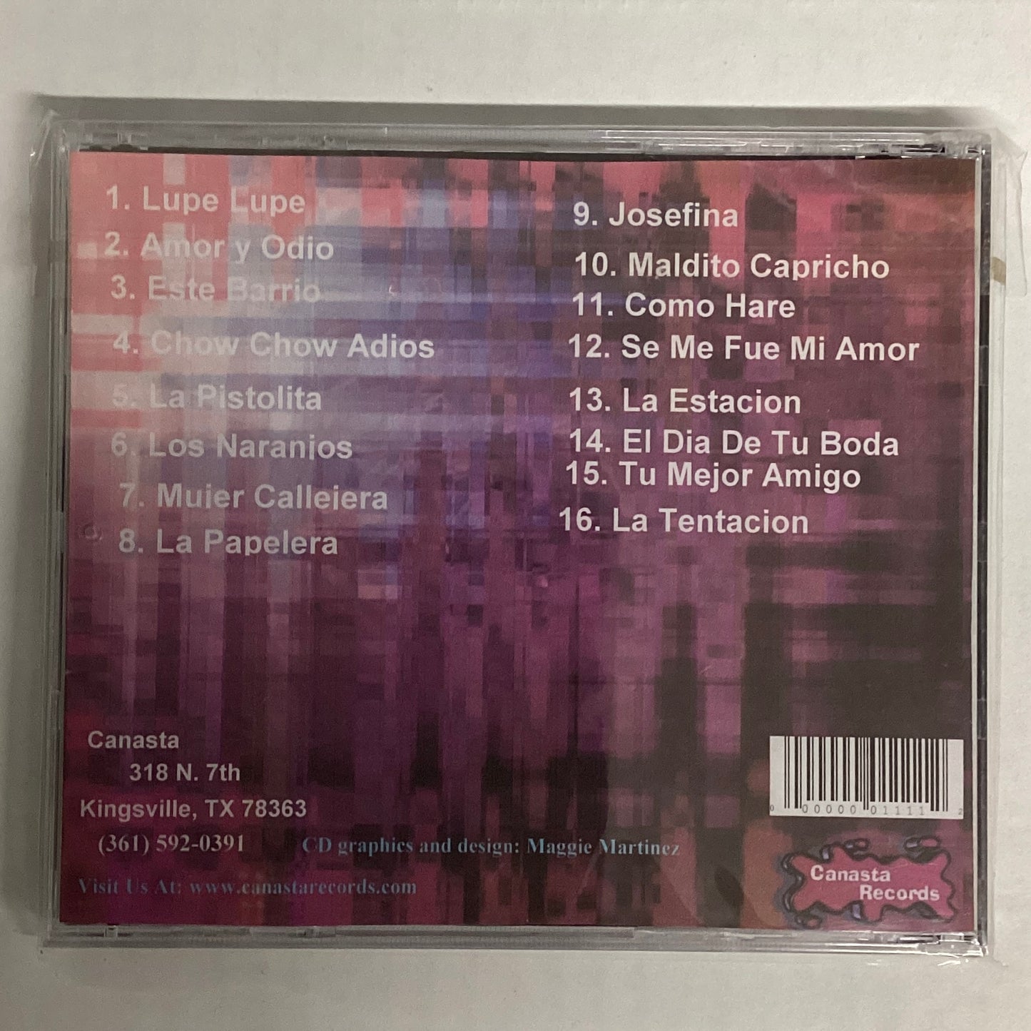 Chano Cadena Y Su Conjunto - Los 16 Exitos Vol. 2 (CD)