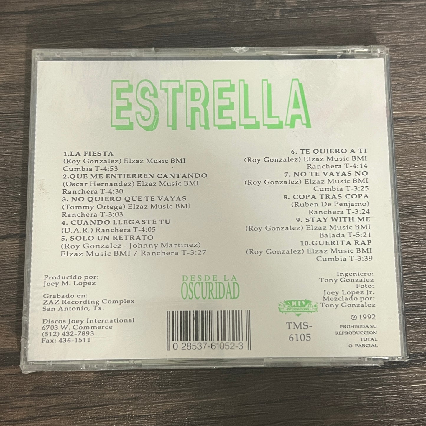 *Sealed: Estrella - Desde La Oscuridad (CD) (*1992)