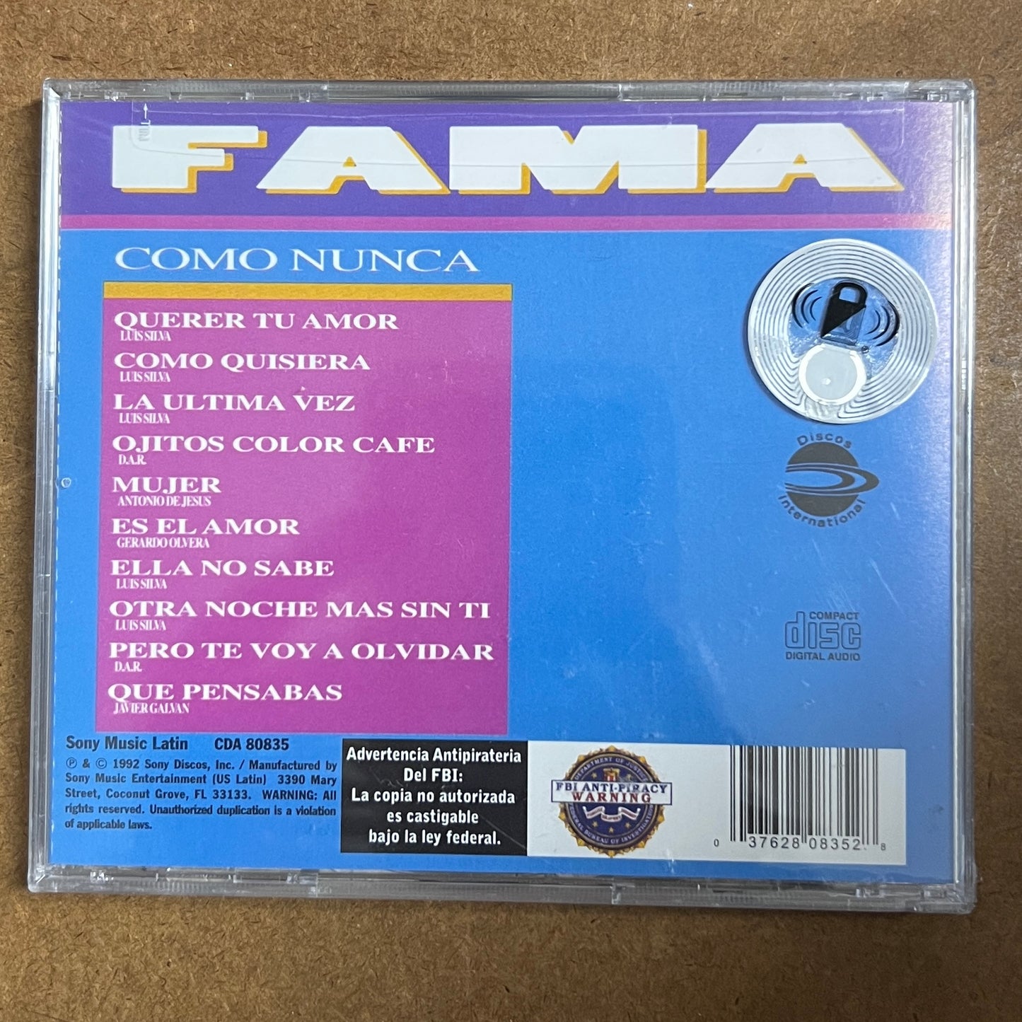 ファマ - コモ・ヌンカ *1992 (CD)