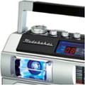 Studebaker Master Blaster Bluetooth Boombox CD / FM Radio Player (Silver)