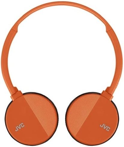 JVC オレンジ ワイヤレス オンイヤー ヘッドホン