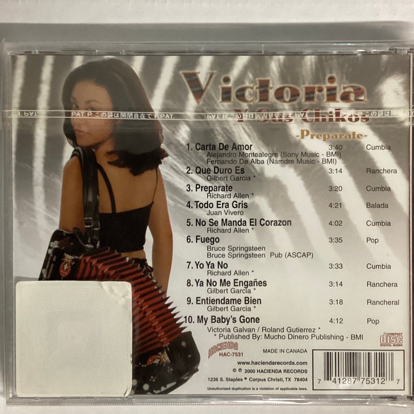 Victoria y Sus Chikos – Preparate (CD)