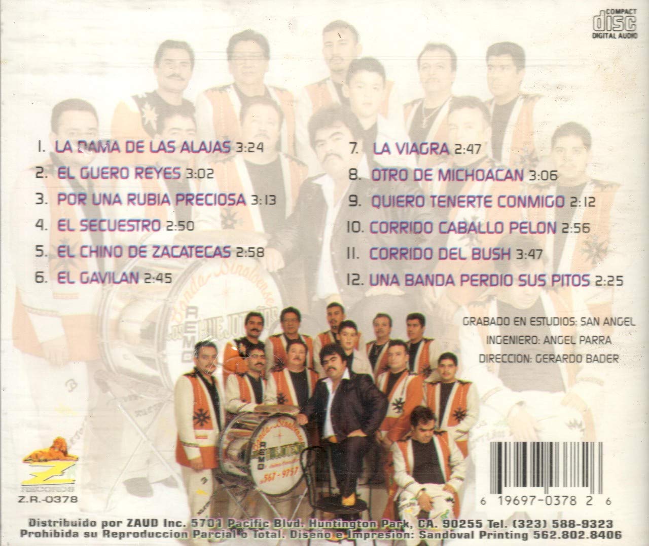 マキシミーノ・チャベス・エル・ガティジェロ・デ・デュランゴ - エル・ガティジェロ・デ・デュランゴ (CD)