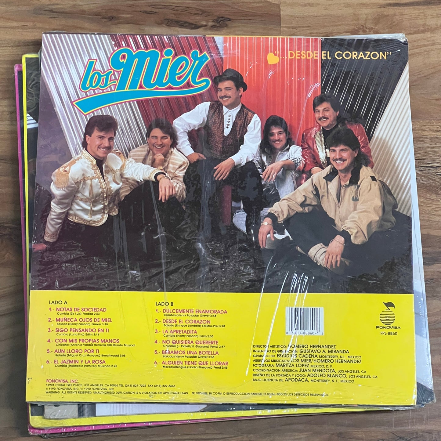 *1990 *Sealed Los Mier – ...Desde El Corazon (Vinyl)
