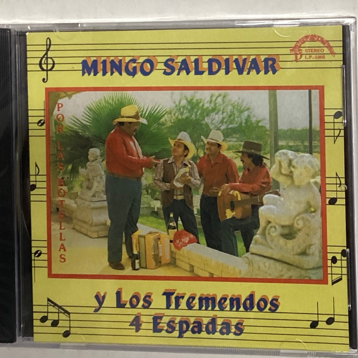 *REISSUE 2026* Mingo Saldivar y Los Tremedos 4 Espadas - Por Las Botellas (CD)