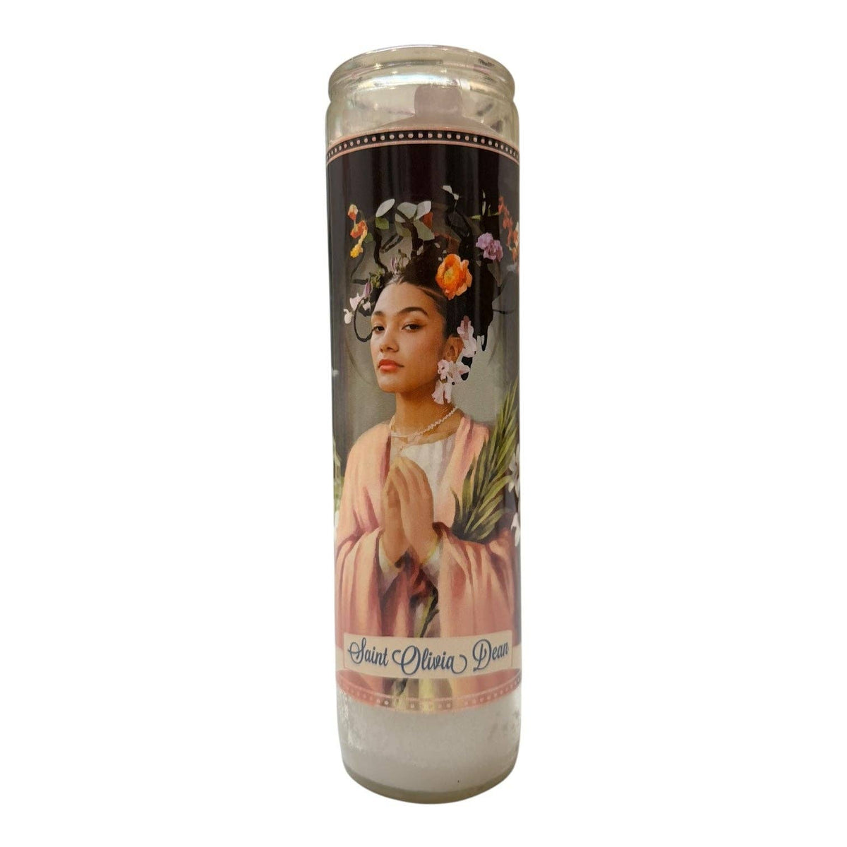 Olivia Dean Devotional Prayer Saint Candle
