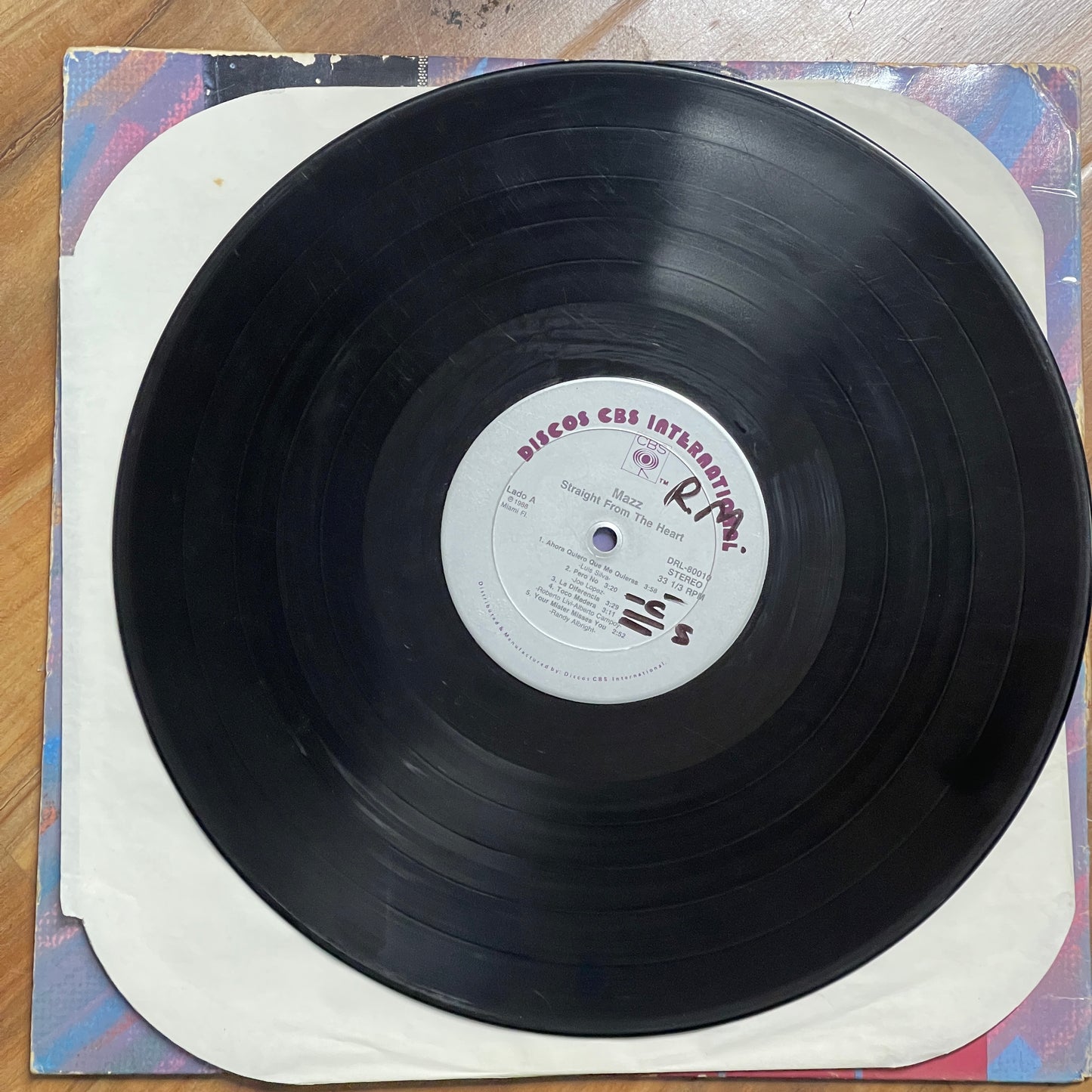 Mazz – Straight From The Heart (Vinyl) *Open *1988