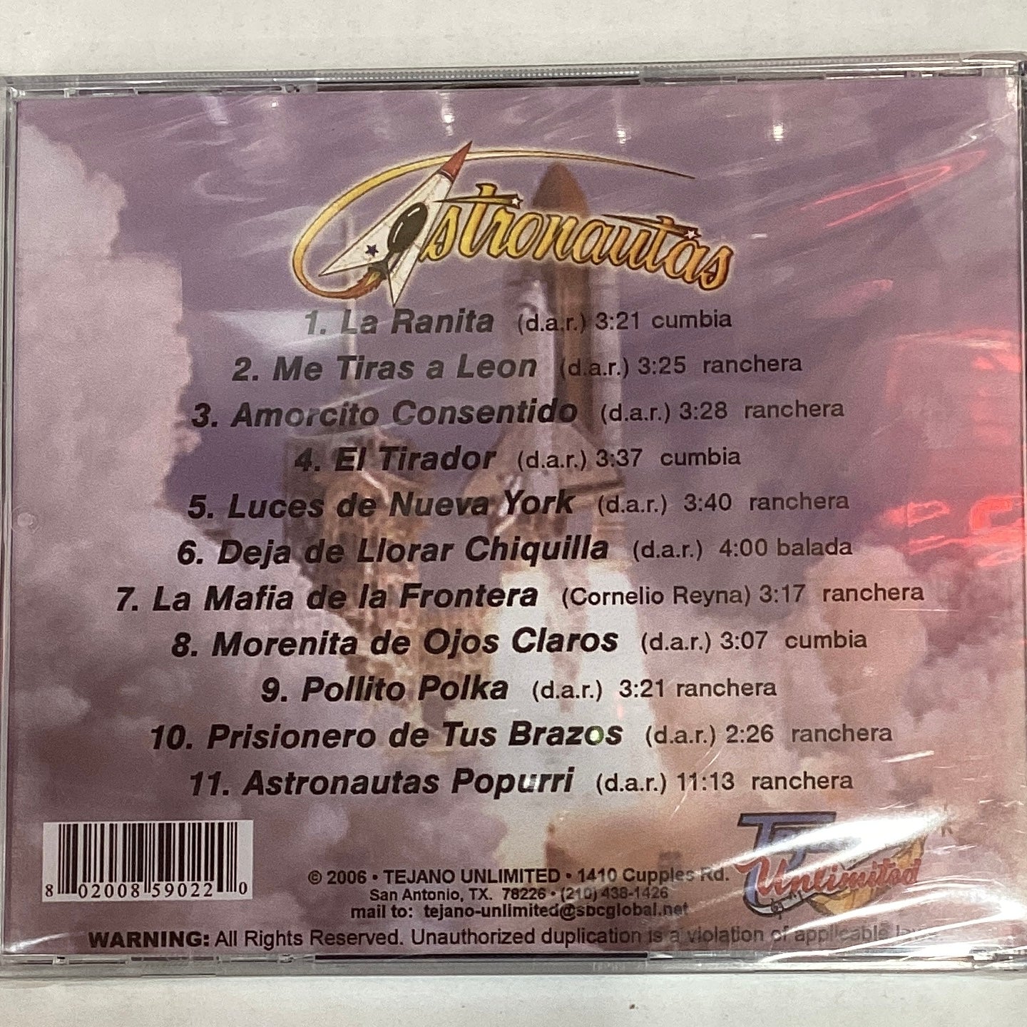 Los Astronautas - Los Grandes Mas Grandes De Tejas (CD)