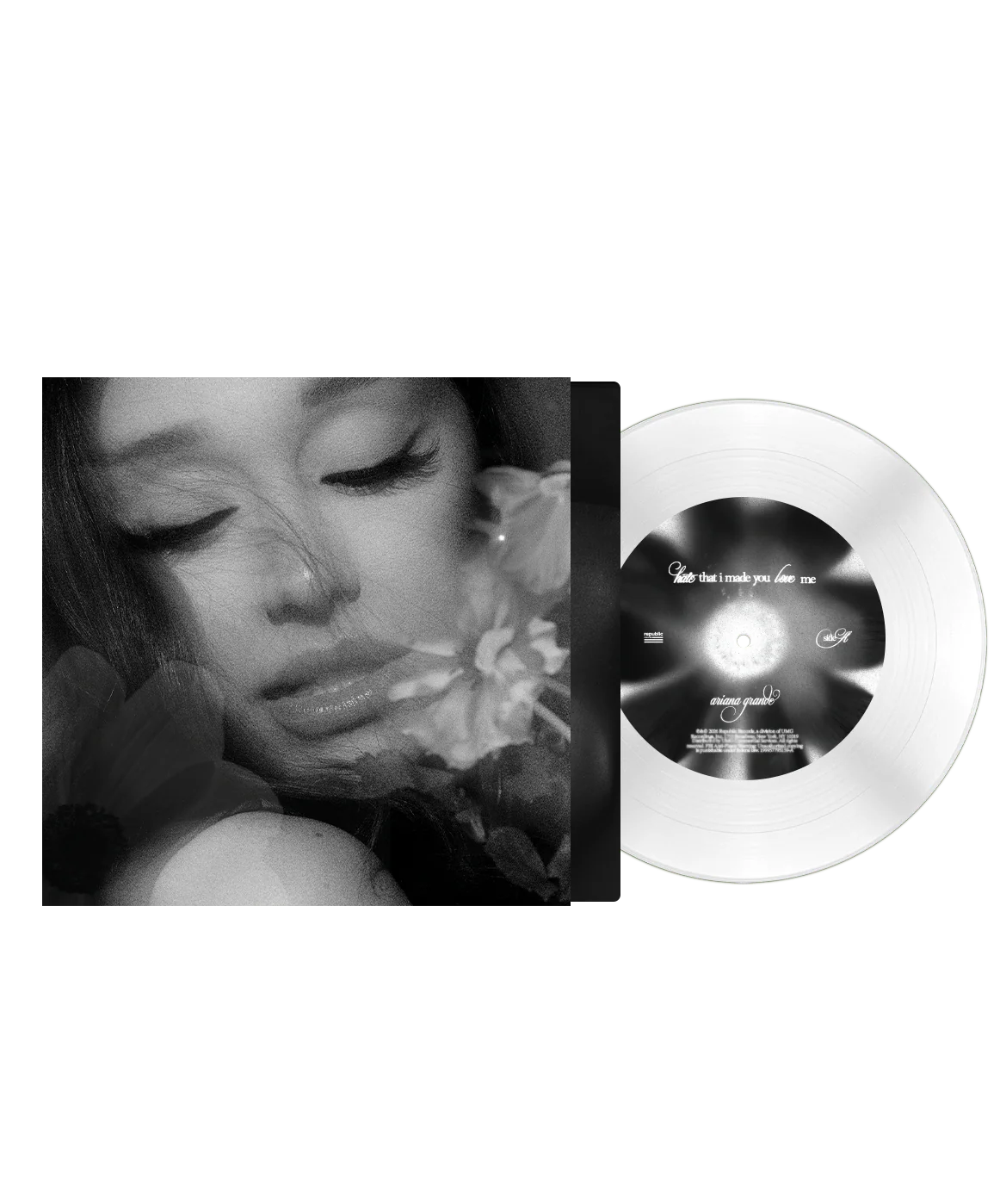 Ariana Grande - HATE THAT I MADE YOU LOVE ME (INDIE EXCLUSIVE DANDELION WHITE) (INSTRUMENTAL B-SIDE) - 7"