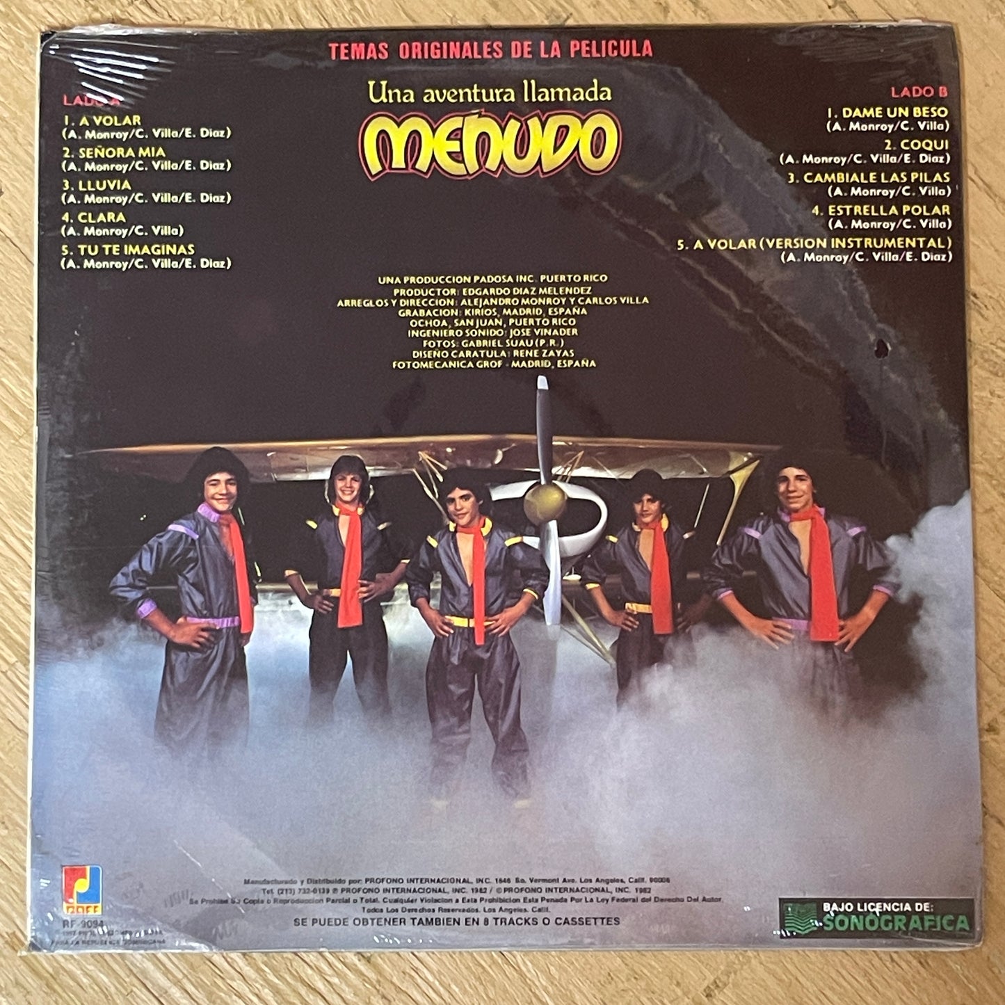 Menudo – Una Aventura Llamada (Vinyl) *Sealed *1982