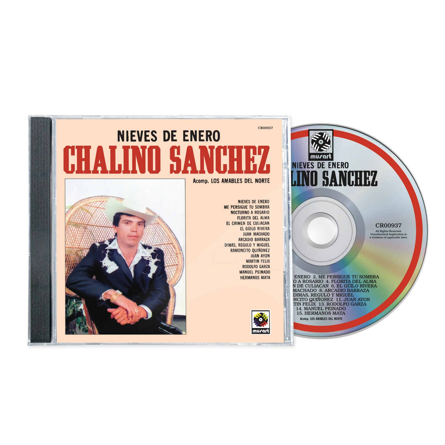Chalino Sanchez - Nieves De Enero (CD)