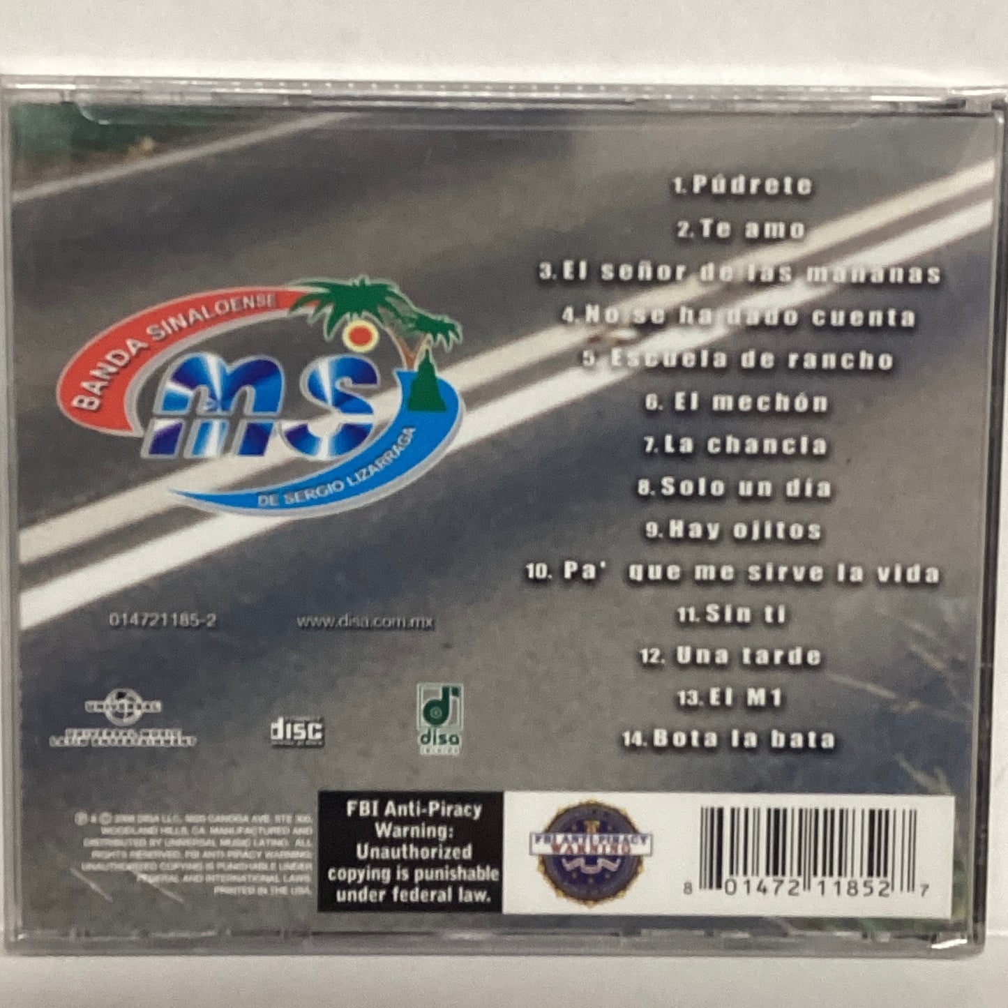 Banda Sinaloense MS de Sergio Lizarraga - Escuela De Rancho (CD)