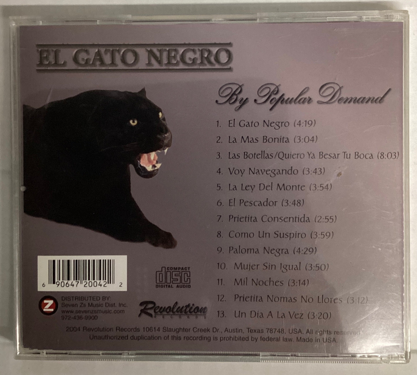 *OPENED* 2004: Ruben Ramos – By Popular Demand (CD)