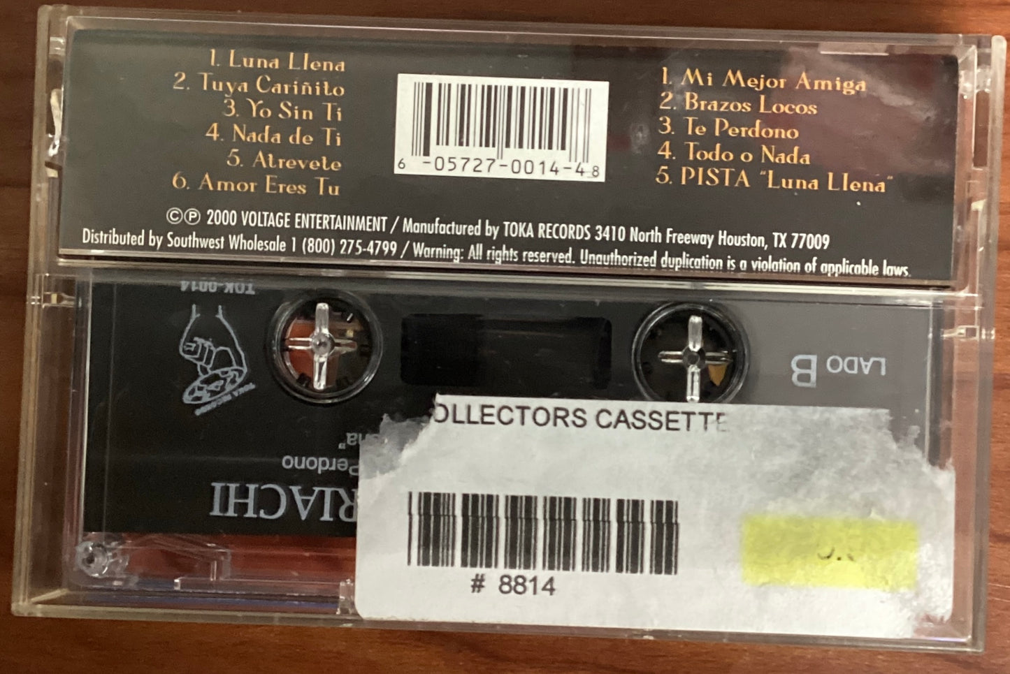 Elida Reyna con Mariachi (Cassette)