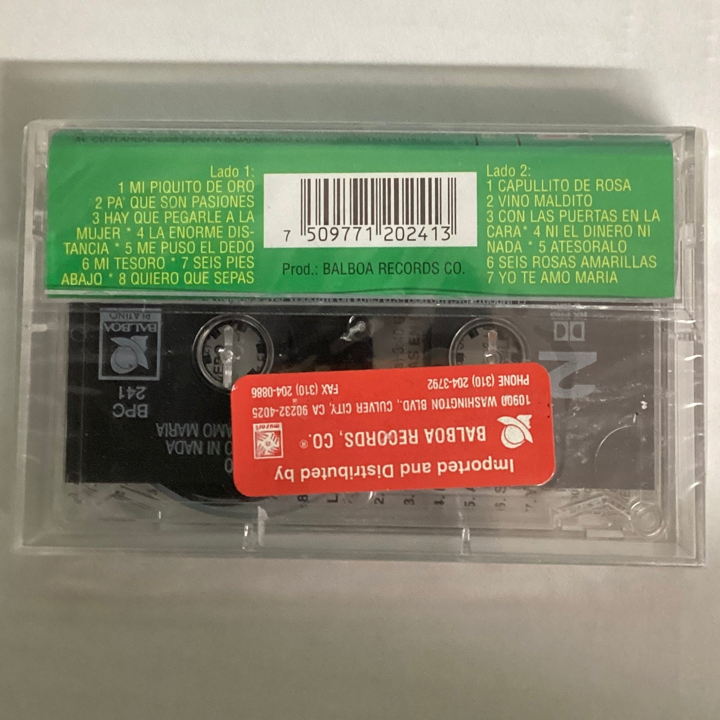 Eliseo Robles Y Los Barbaros Del Norte - 15 Exitos De Oro 15 (Cassette)