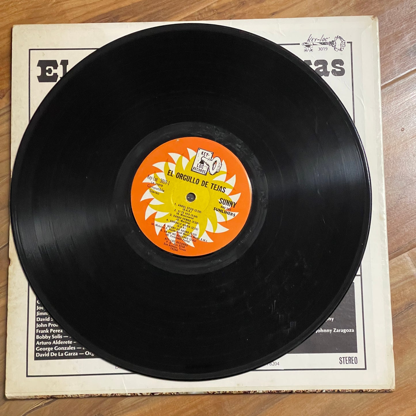 Sunny & The Sunliers - El Orgullo De Texas (Vinyl) *1974 *Open