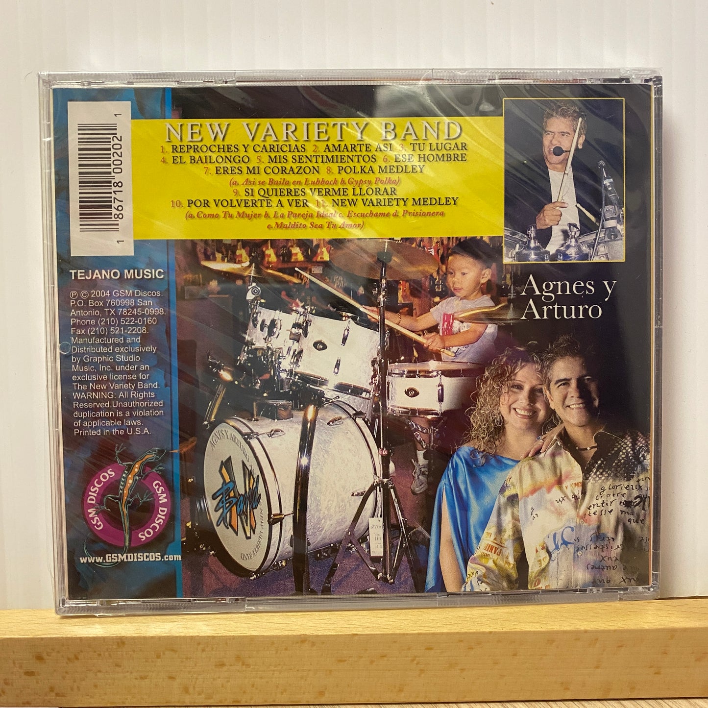 アグネス・イ・アルトゥーロ & ザ・ニュー・バラエティ・バンド - Reproches Caricias *2004 Collectors Sealed (CD)