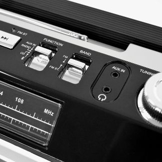 Studebaker Master Blaster Bluetooth Boombox CD / FM Radio Player (Black)