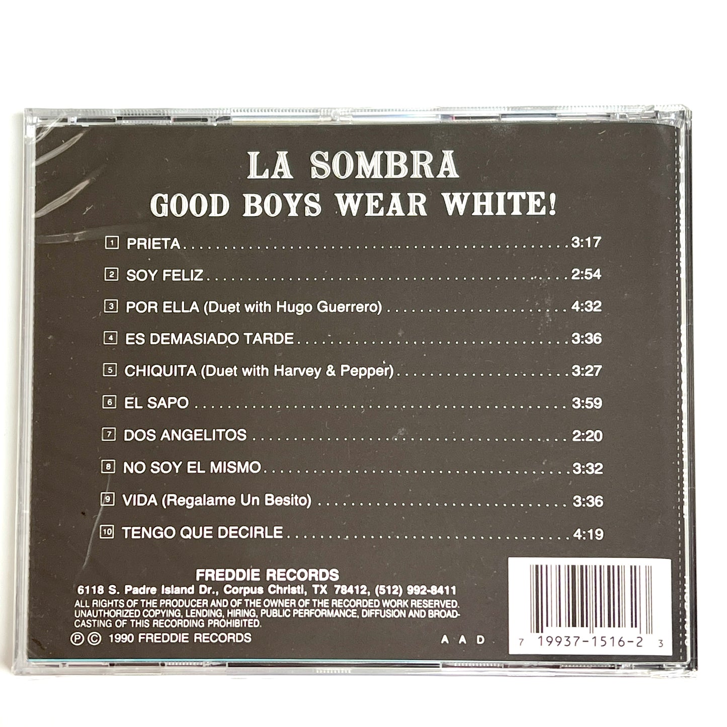 La Sombra - Los chicos buenos visten de blanco (CD)