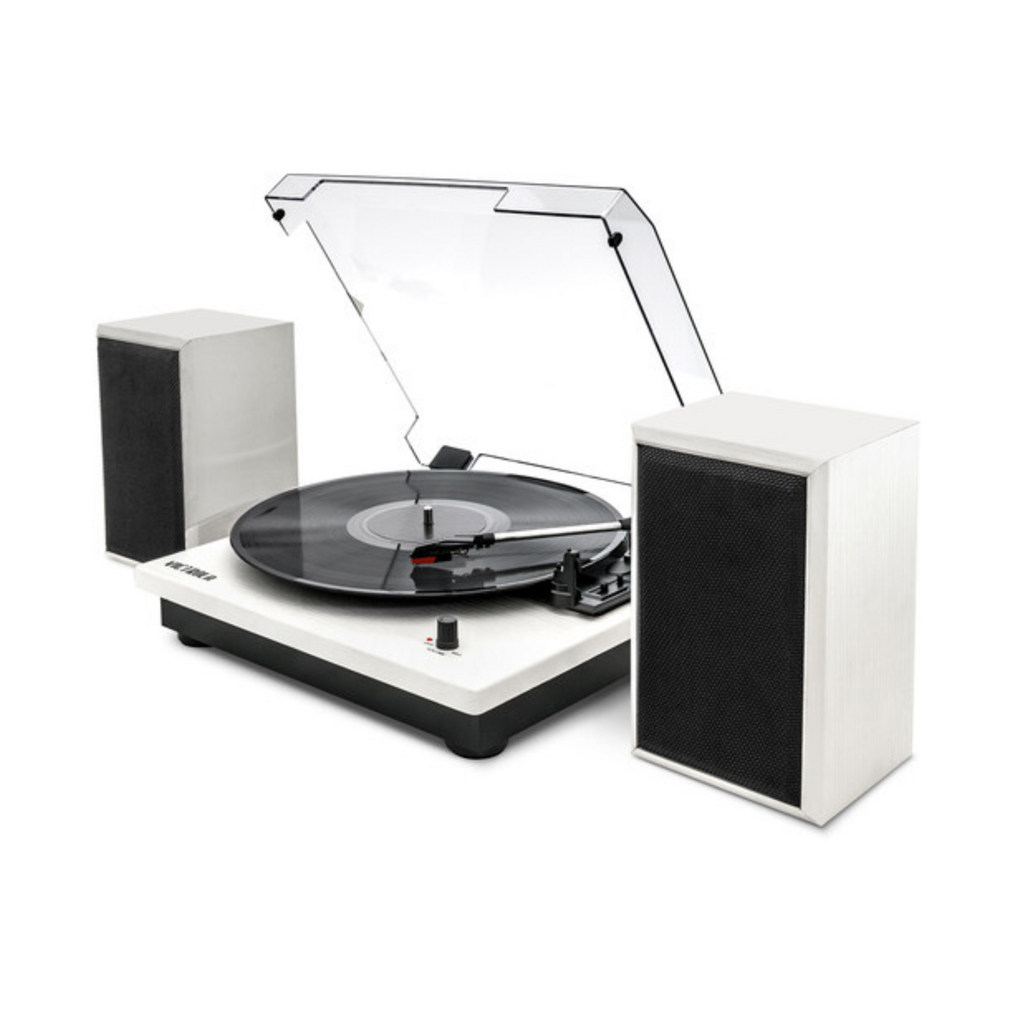 Victrola VM-135-WHT Montauk Bluetooth Turntable System with Speakers (White)