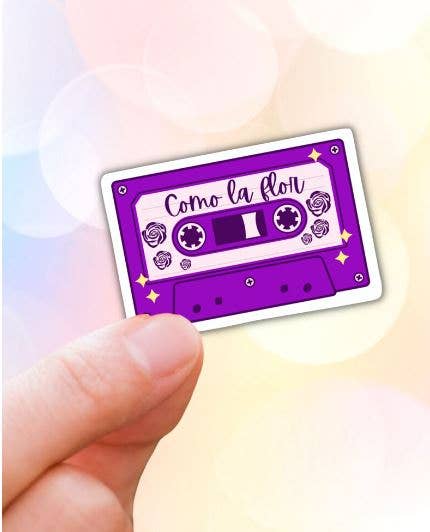Como la Flor Cassette Sticker