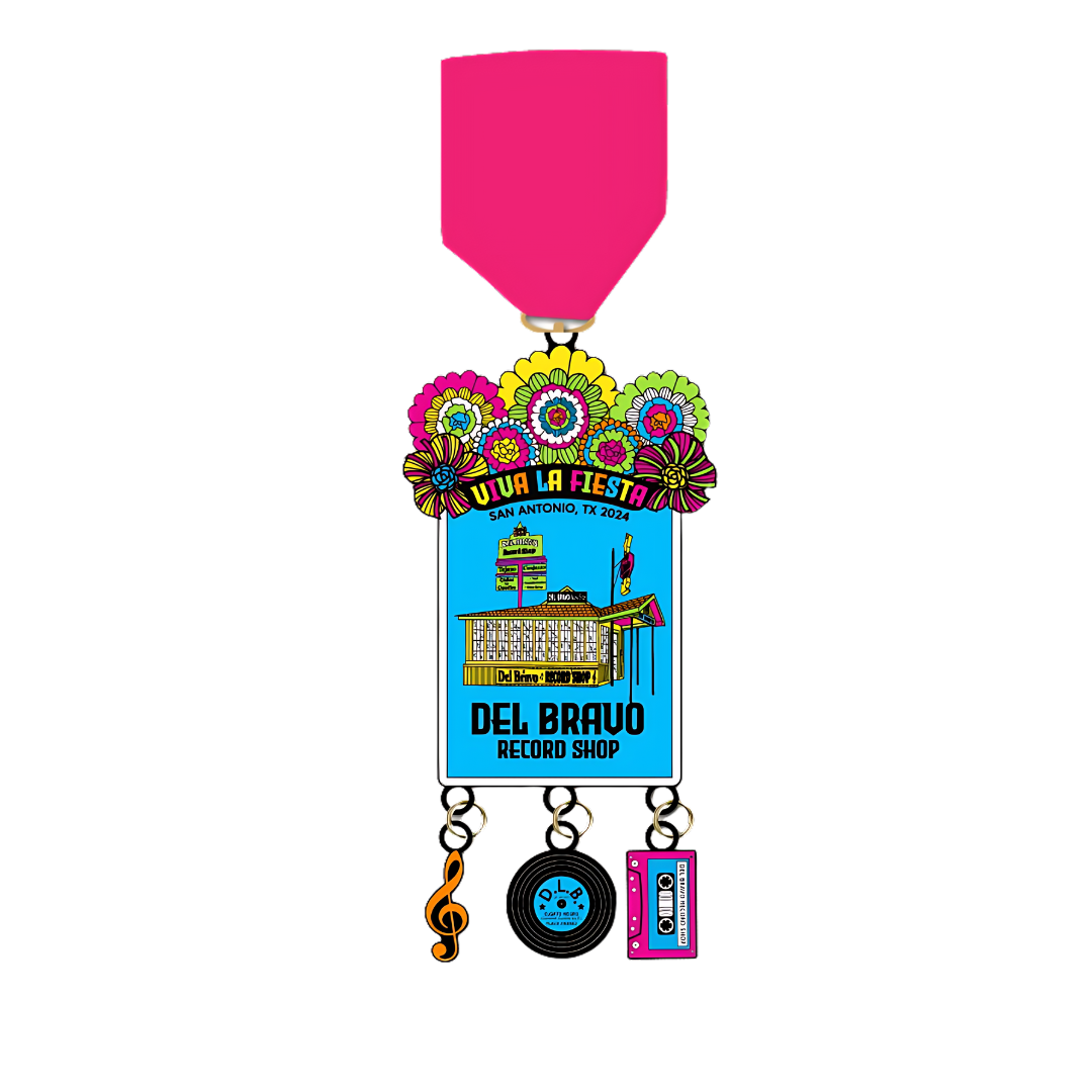 Del Bravo Record Shop 2024 Fiesta Medal DLB MERCH