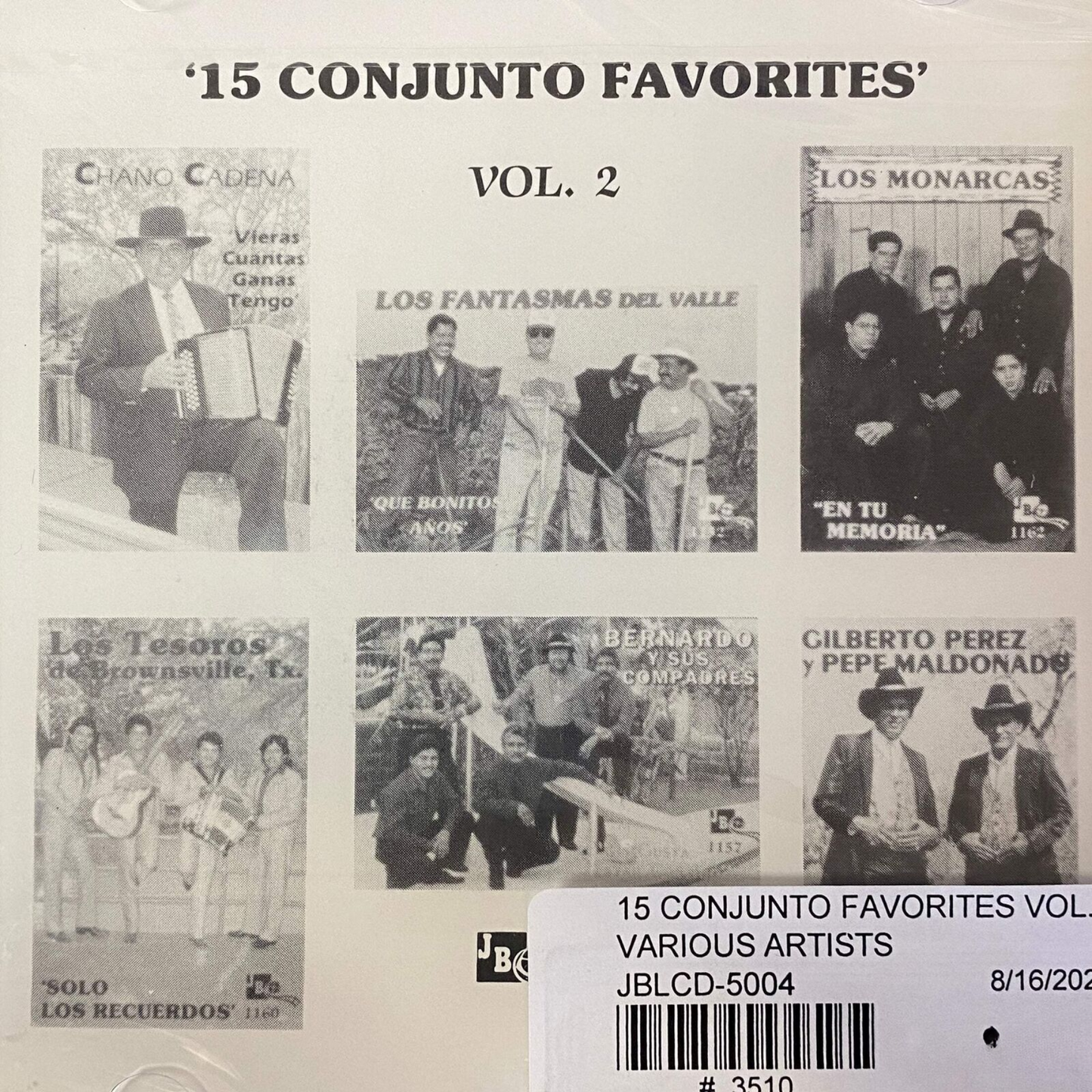 Varios Artistas - 15 Conjunto Favoritos Vol 2 (CD)