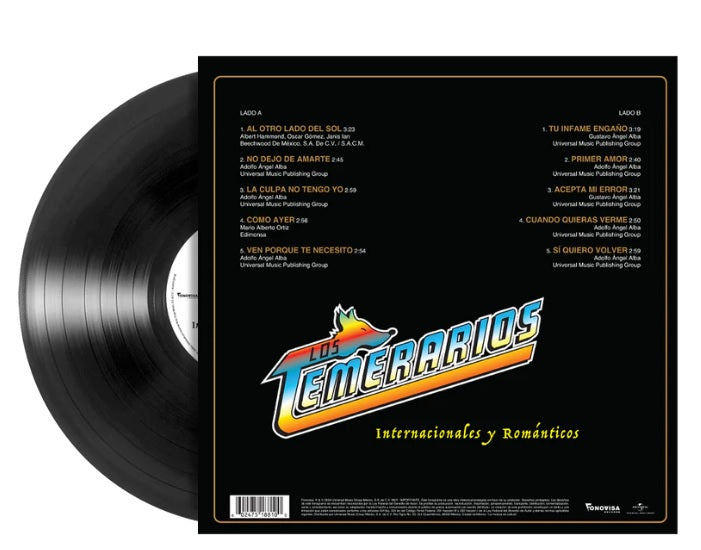 Los Temerarios - Internacionales Y Romanticos (Version Aniversario Remasterizada) (Vinyl)