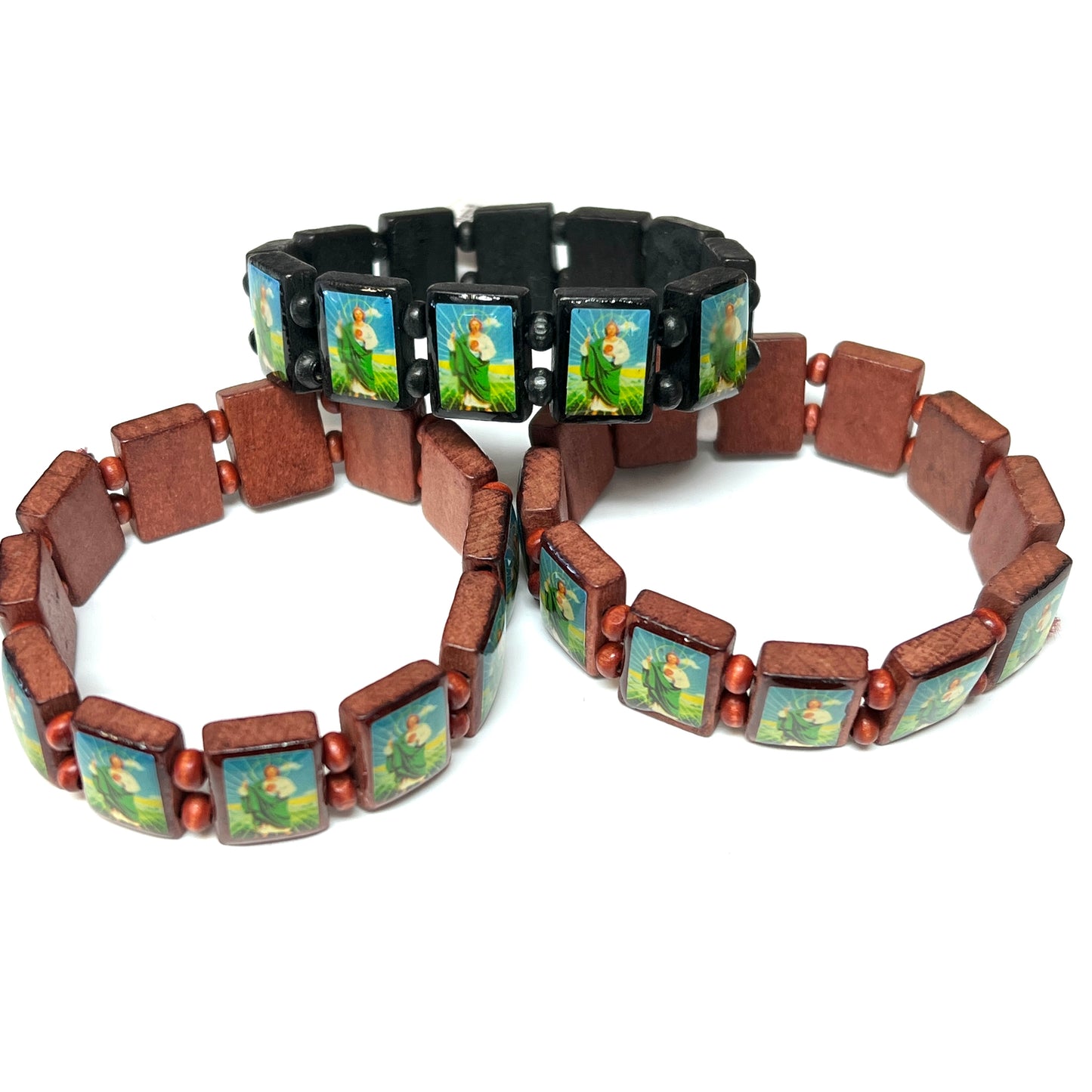 セントジュード 木製レッドシダーブレスレット