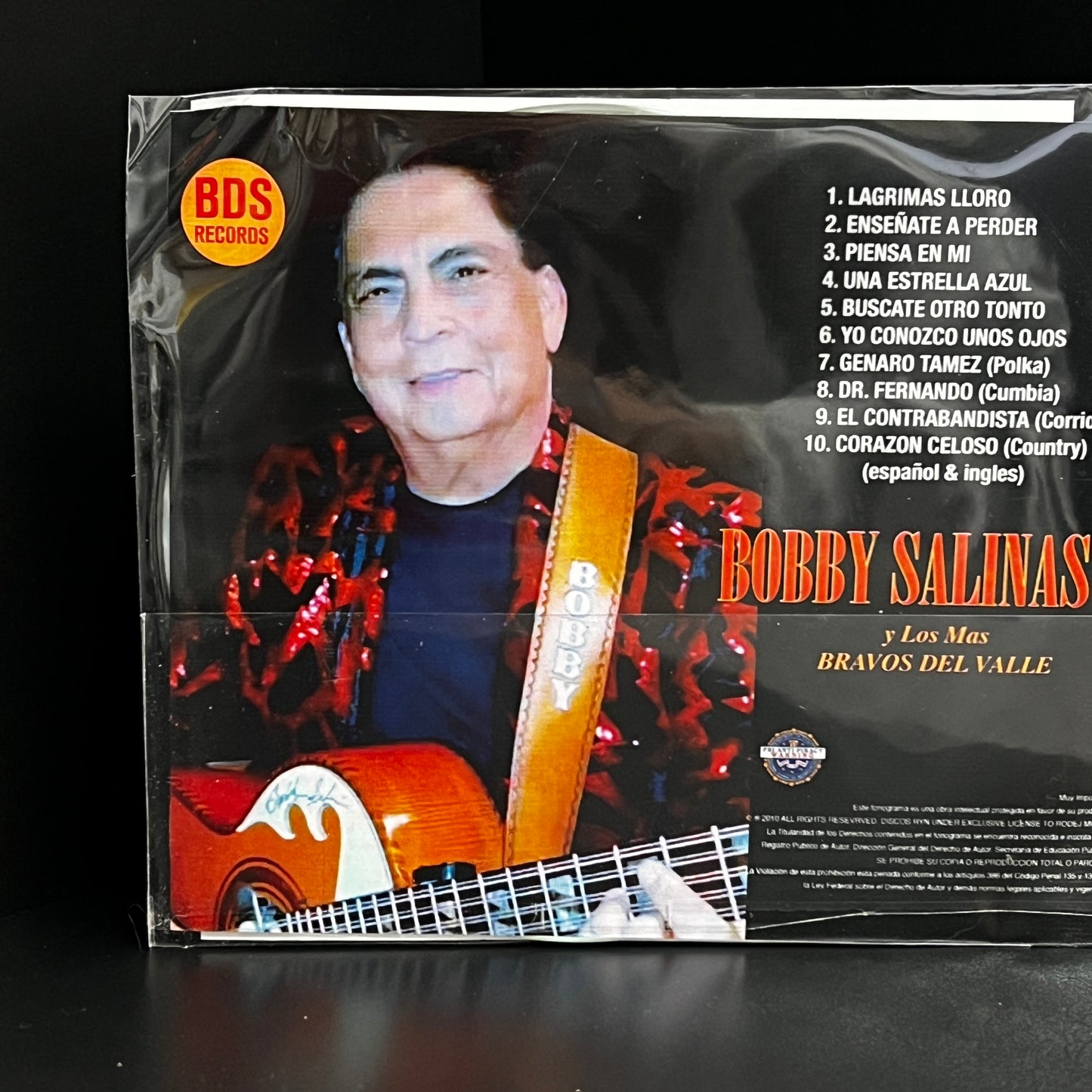 Bobby Salinas Y Los Mas Bravos del Valle - Lagrimas Lloro (CD)
