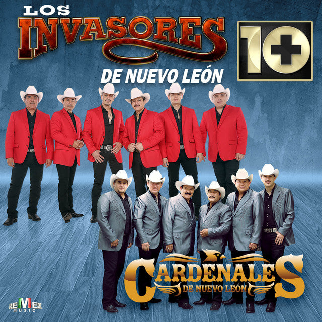 Los Invasores De Nuevo Leon Y Los Cardenales De Nuevo Leon - Serie 10+10 (CD/DVD)