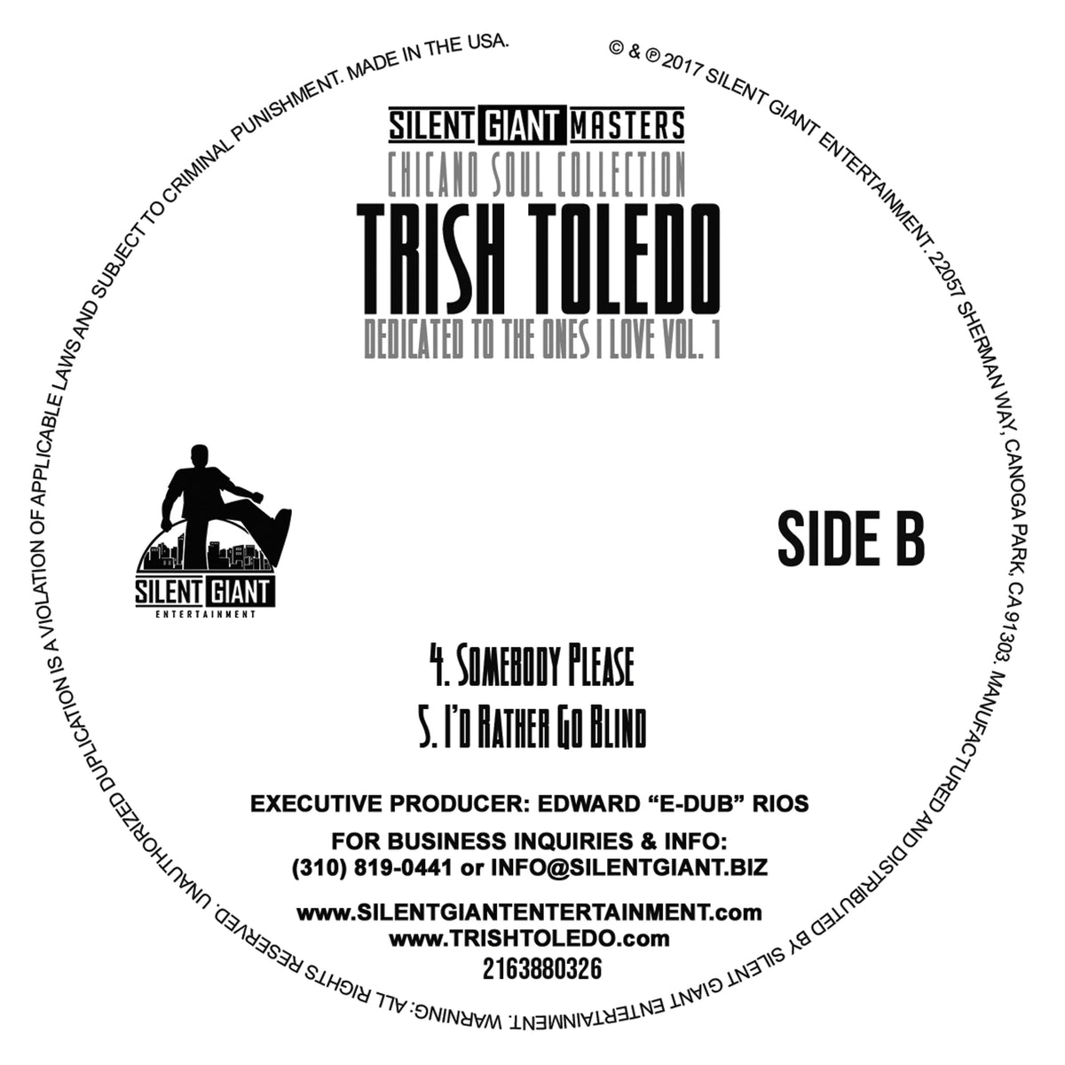 *Pre Order Trish Toledo - Dedicated To The Ones I Love Vol. 1 (Vinyl)