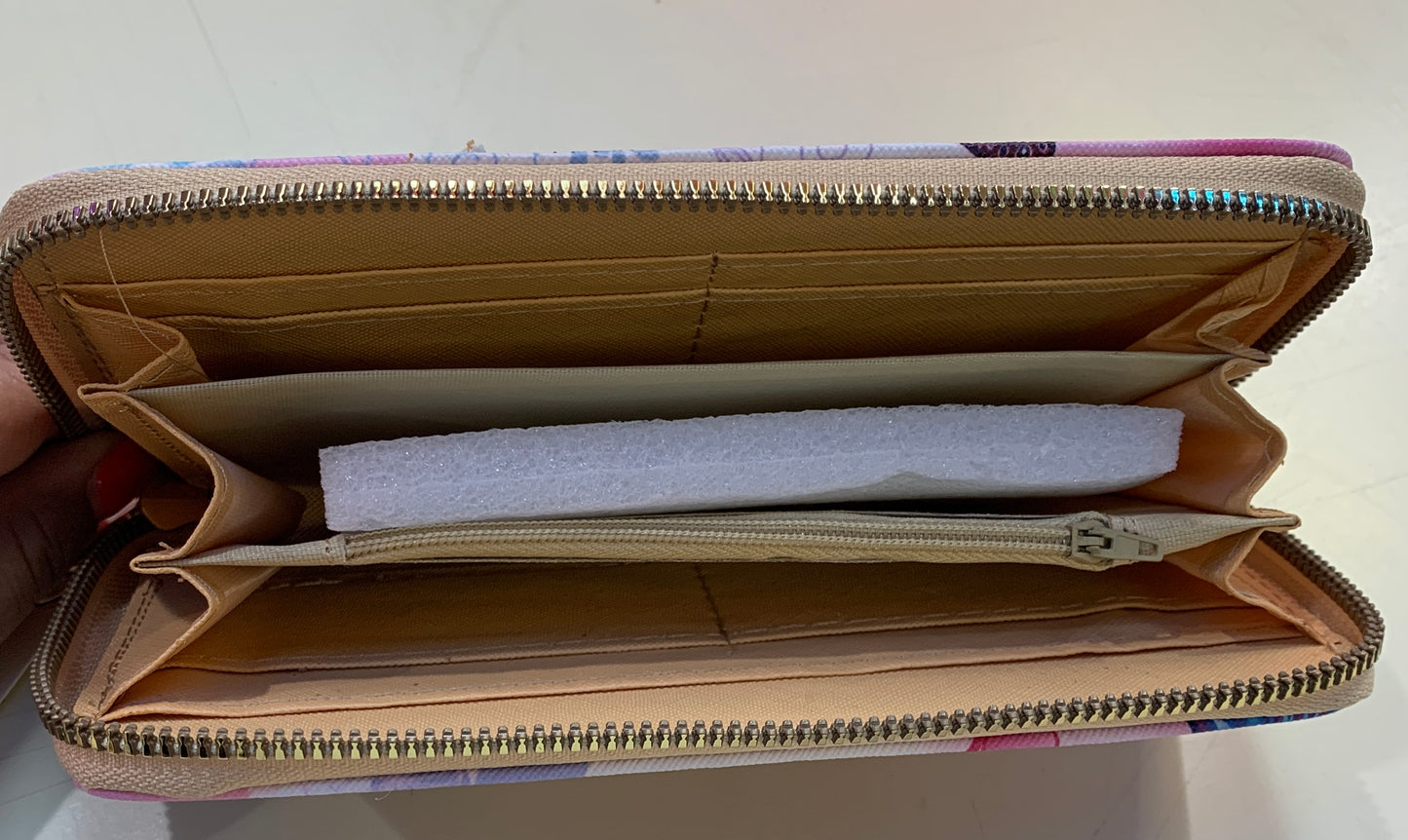 Loteria Multi Print Zipper Wallet