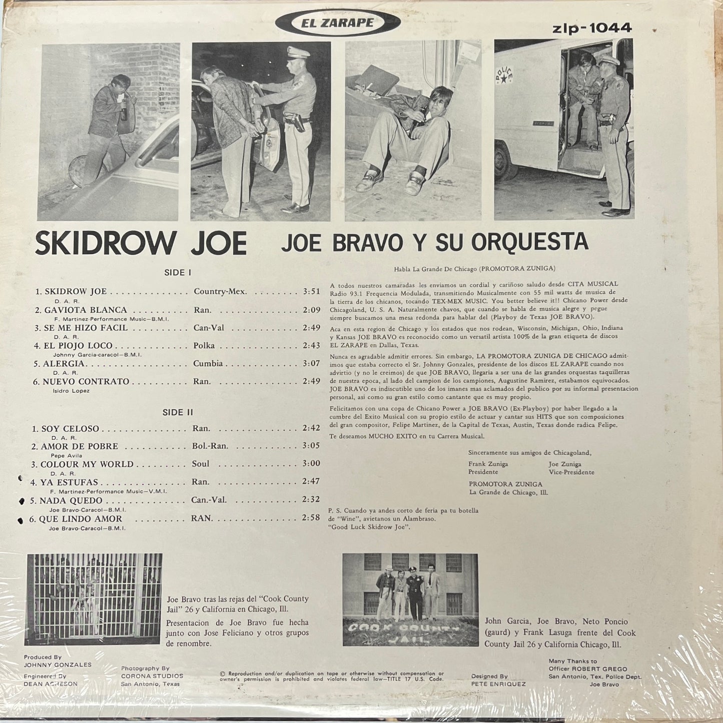 Joe Bravo - Skidrow Joe (Vinilo)