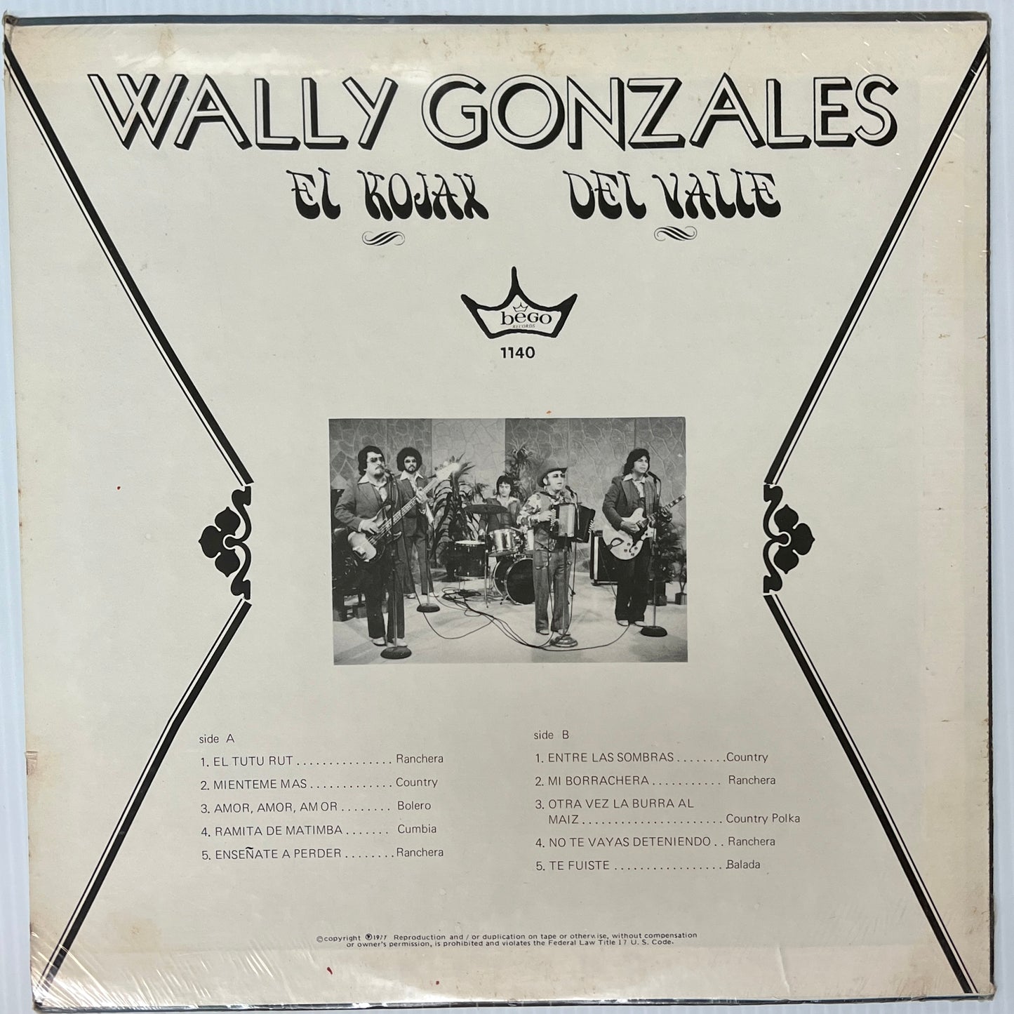 Wally Gonzales - El Kojak Del Valle (Vinyl)