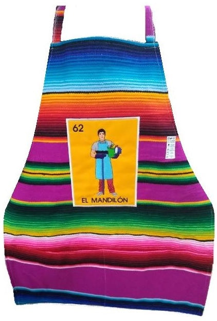El Mandilon Loteria Sarape Apron