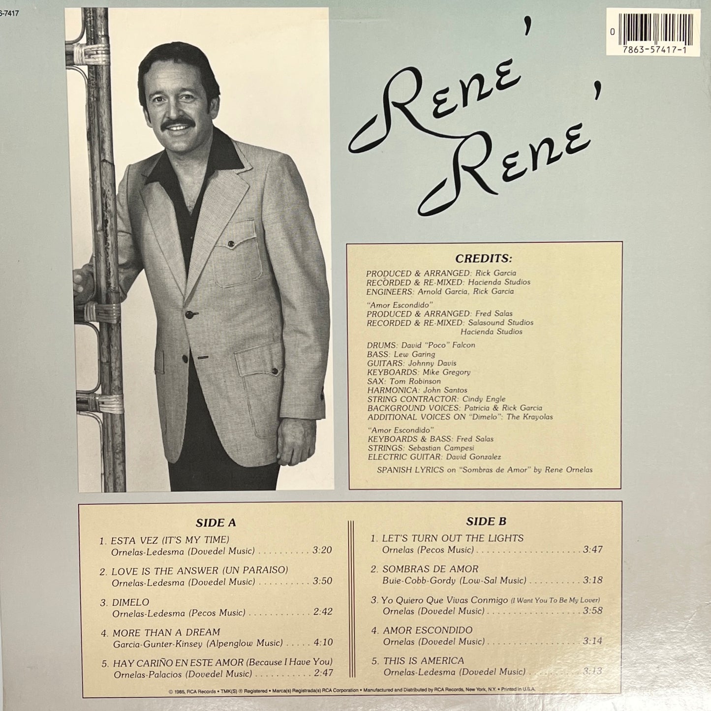 Rene Rene - Love Is The Answer (Un Paraiso) (Open Vinyl)