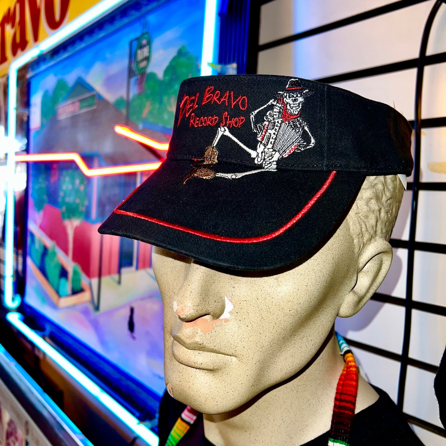 Del Bravo Record Shop Conjunto To The Bone Visor DLB MERCH