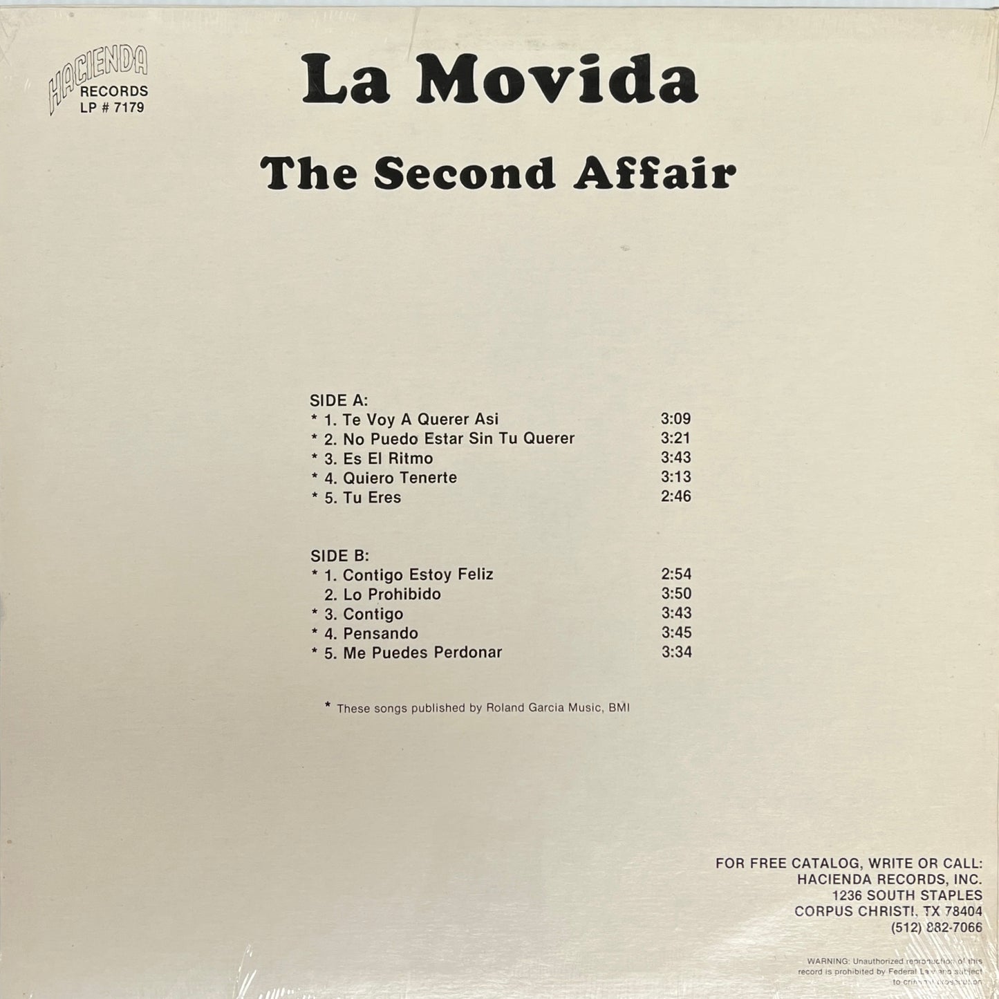 La Movida - The Second Affair (Vinilo)