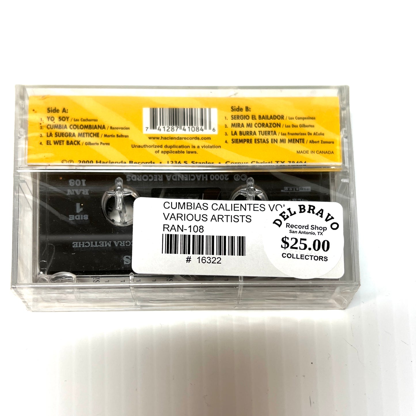 Cumbias Calientes Vol. 1 - Various Artists (Cassette)