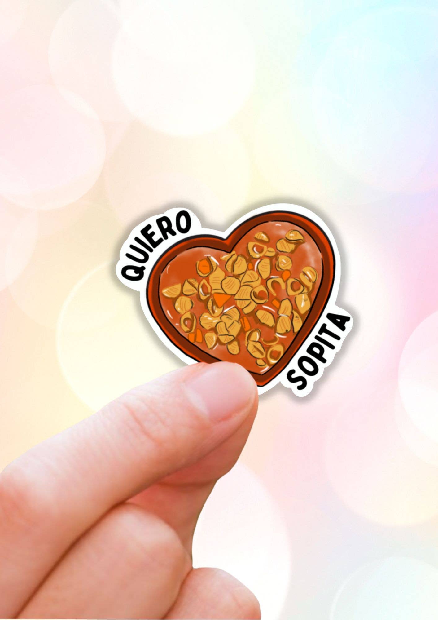 Quiero sopita sticker