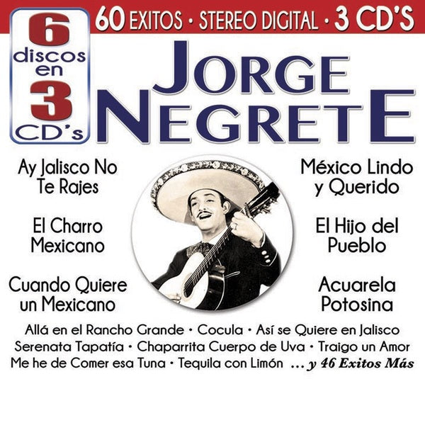 ホルヘ・ネグレテ - 60 Exitos (CD)