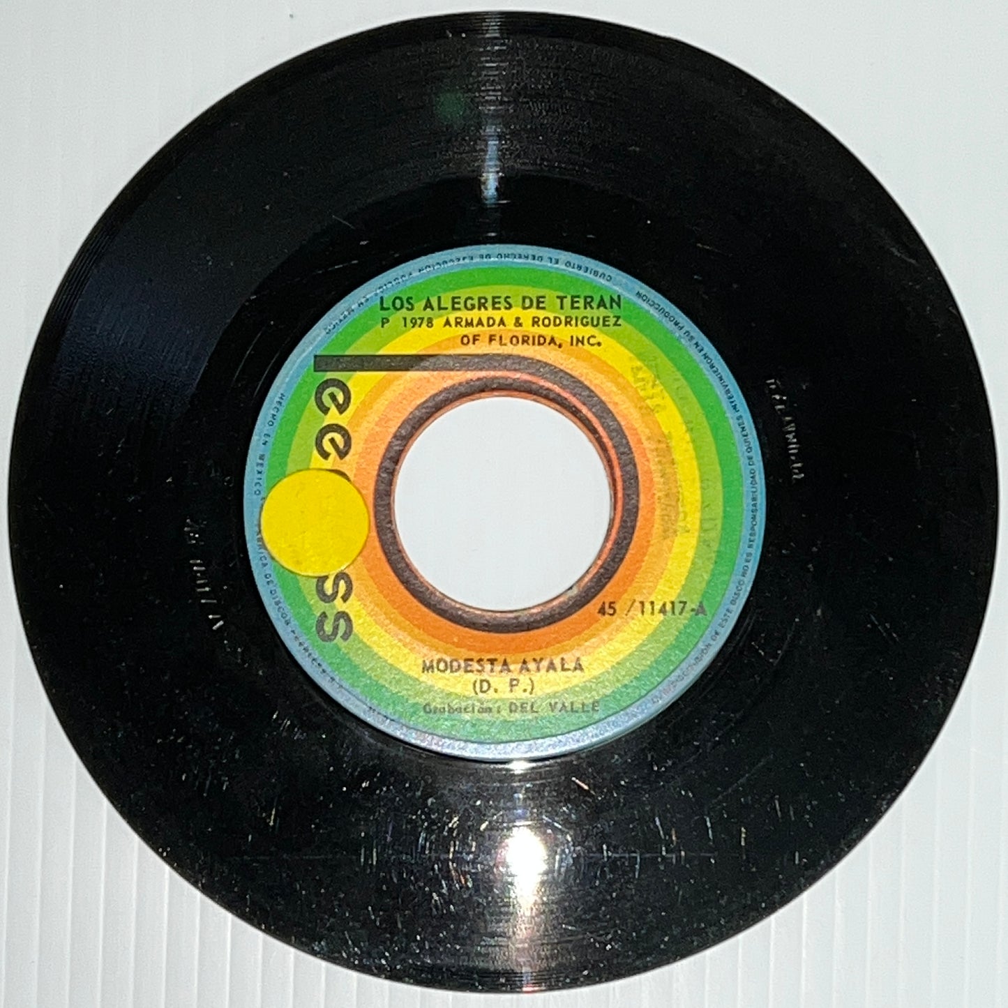 Los Alegres De Teran - Modesta Ayala (45rpm)